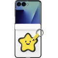 Etui ze smyczką Dux Ducis Luvy do Galaxy Z Flip8, białe z żółtą gwiazdą (1/7)