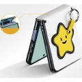 Etui ze smyczką Dux Ducis Luvy do Galaxy Z Flip8, białe z żółtą gwiazdą (4/7)