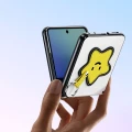 Etui ze smyczką Dux Ducis Luvy do Galaxy Z Flip8, białe z żółtą gwiazdą (5/7)