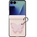 Etui ze smyczką Dux Ducis Luvy do Galaxy Z Flip8, różowe z motylem (1/7)