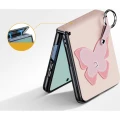 Etui ze smyczką Dux Ducis Luvy do Galaxy Z Flip8, różowe z motylem (4/7)