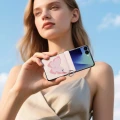 Etui ze smyczką Dux Ducis Luvy do Galaxy Z Flip8, różowe z motylem (7/7)