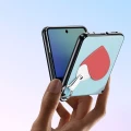 Etui ze smyczką Dux Ducis Luvy do Galaxy Z Flip8, niebieske z różowym sercem (5/7)