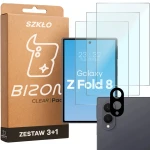 3x Szkło hartowane + szybka na aparat Bizon Glass Clear Pack do Galaxy Z Fold8