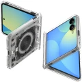 Etui Spigen Ultra Hybrid Mag do MagSafe do Galaxy Z Flip8, przezroczysto-wzorzyste (Neo One)