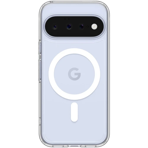 Etui Spigen Ultra Hybrid Mag do MagSafe do Google Pixel 11, przezroczysto-białe
