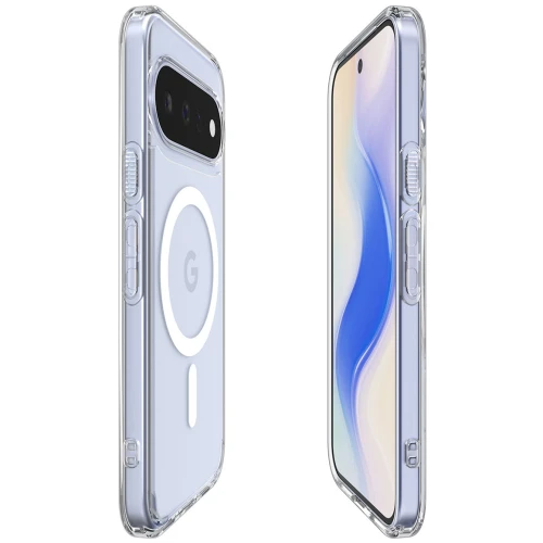 Etui Spigen Ultra Hybrid Mag do MagSafe do Google Pixel 11, przezroczysto-białe