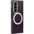 Etui + 2x folia antyrefleksyjna Samsung Clear Magnet Case do MagSafe do Galaxy Z Fold8 Ultra, przezroczysto-białe