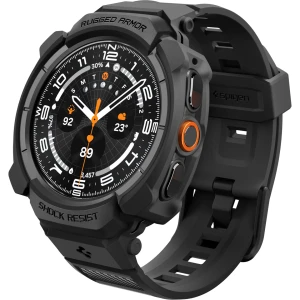 Etui z paskiem Spigen Rugged Armor Pro do Galaxy Watch Ultra 2 47mm, czarne