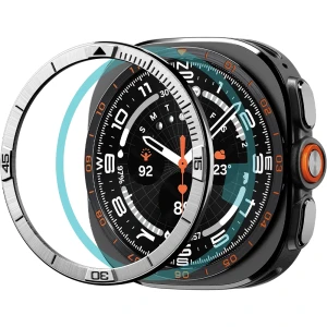 Osłona na bezel Spigen Bezel Tune Pilot do Galaxy Watch Ultra 2 47mm, srebrna