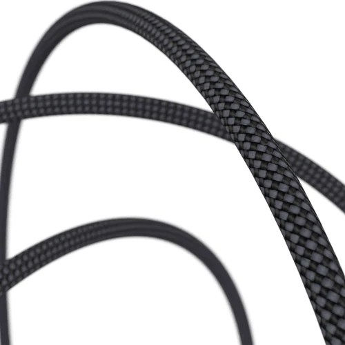 Kabel Fixed Media Cable USB-C do USB-C (USB4) 40Gbps / 240W / 8K@60Hz, 0,35 m, czarny