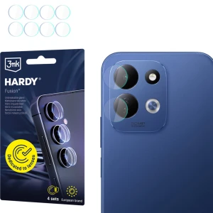 4x Szkło hybrydowe na soczewki aparatu, 3mk Hardy Fusion Lens Protection do Xiaomi Redmi 17 4G / 5G