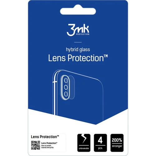 Osłona na aparat 3mk Lens Protection do Xiaomi Redmi 17 4G / 5G, 4 zestawy (2/3)