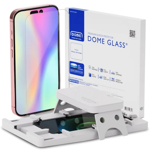 Szkło ochronne Whitestone Dome Glass z lampą UV do iPhone 16 Pro Max, 1 szt. (1/7)