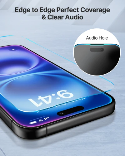 Szkło antyrefleksyjne Whitestone Dome Glass AR z lampą UV do iPhone 17 Pro, 2 szt. (6/6)
