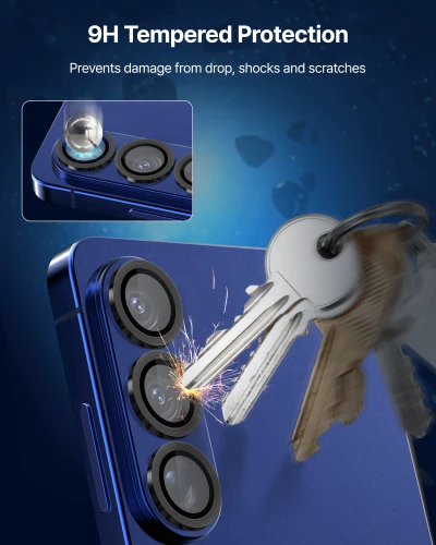 Szkło ochronne na obiektyw aparatu do Galaxy S26, Galaxy S26+, Whitestone CLenZ Camera Protector, 1 komplet (3/6)