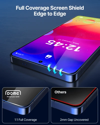 Szkło antyrefleksyjne Whitestone Dome Glass AR z lampą UV do Galaxy S26 Ultra, 2 szt. (6/6)