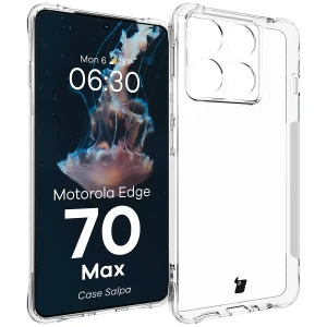 Elastyczne etui Bizon Case Salpa do Motorola Edge 70 Max, przezroczyste