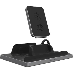 Ładowarka indukcyjna, stacja ładowania 5w1 48W, Adam Elements Omnia Q5, do telefonu, słuchawek, smartwatcha i Apple Pencil, czarna