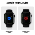 Folia ochronna TPU na ekran do Apple Watch 9 / 8 / 7 (41 mm), Whitestone Dome Premium Film, 6 szt.