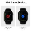 Folia ochronna TPU na ekran do Apple Watch 9 / 8 / 7 (45 mm), Whitestone Dome Premium Film, 6 szt.