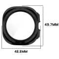 Etui ze szkłem do zegarka Bizon Case Watch Adamo do Galaxy Watch Ultra 2 47mm (2026), czarne (2/8)