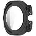 Etui ze szkłem do zegarka Bizon Case Watch Adamo do Galaxy Watch Ultra 2 47mm (2026), czarne (3/8)