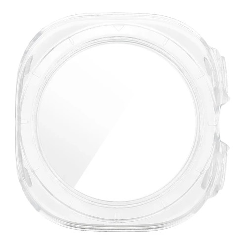 Etui ze szkłem do zegarka Bizon Case Watch Adamo do Galaxy Watch Ultra 2 47mm (2026), przezroczyste (8/8)