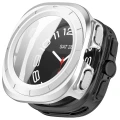 Etui ze szkłem do zegarka Bizon Case Watch Adamo do Galaxy Watch Ultra 2 47mm (2026), satynowo srebrne (4/8)