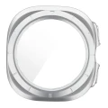 Etui ze szkłem do zegarka Bizon Case Watch Adamo do Galaxy Watch Ultra 2 47mm (2026), satynowo srebrne (8/8)