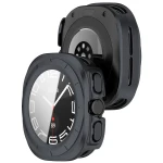 Etui ze szkłem do zegarka Bizon Case Watch Adamo do Galaxy Watch Ultra 2 47mm (2026), matowe szare