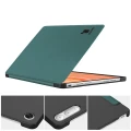 Etui z klapką Bizon Case Tab Croc do Lenovo Tab Plus Gen. 2, ciemnozielone (2/8)