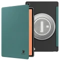Etui z klapką Bizon Case Tab Croc do Lenovo Tab Plus Gen. 2, ciemnozielone (4/8)