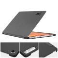 Etui z klapką Bizon Case Tab Croc do Lenovo Tab Plus Gen. 2, szare (2/8)