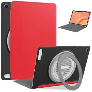 Etui z klapką Bizon Case Tab Croc do Lenovo Tab Plus Gen. 2, czerwone