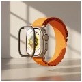 Szkło ochronne na ekran YAXO AR Superhard Armor Glass do Apple Watch Ultra 1/2/3, czarna ramka (3/6)