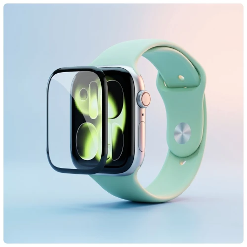 Szkło ochronne na ekran YAXO Diamond Armor Glass do Apple Watch 41mm, przezroczyste (4/7)
