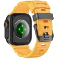Pasek YAXO Rugged Evo Sport Band do Apple Watch 44/45/46/49 mm, żółty (6/9)
