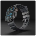 Pasek YAXO Rugged Evo Sport Band do Apple Watch 44/45/46/49 mm, czarny (8/9)