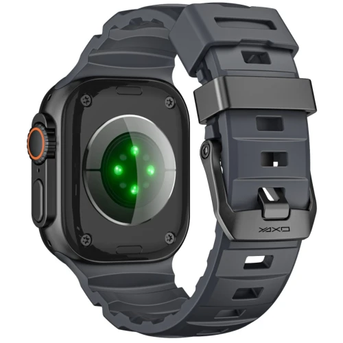 Pasek YAXO Rugged Evo Sport Band do Apple Watch 44/45/46/49 mm, czarny (9/9)