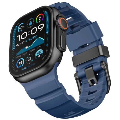 Pasek YAXO Rugged Evo Sport Band do Apple Watch 44/45/46/49 mm, granatowy (7/9)