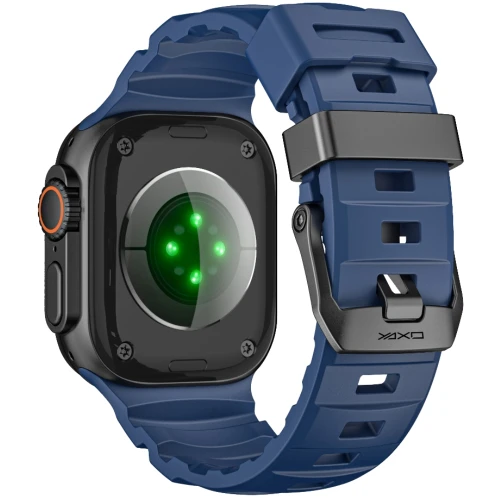 Pasek YAXO Rugged Evo Sport Band do Apple Watch 44/45/46/49 mm, granatowy (9/9)