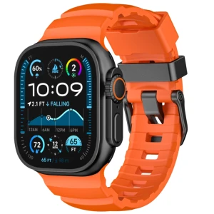 Pasek YAXO Rugged Evo Sport Band do Apple Watch 44/45/46/49 mm, pomarańczowy