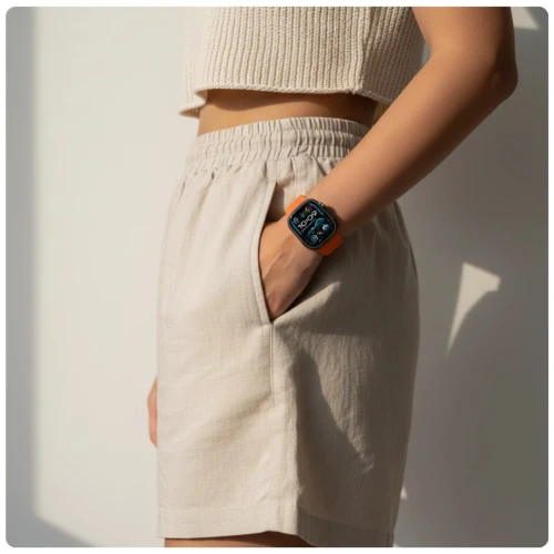 Pasek YAXO Rugged Evo Sport Band do Apple Watch 44/45/46/49 mm, pomarańczowy (3/9)