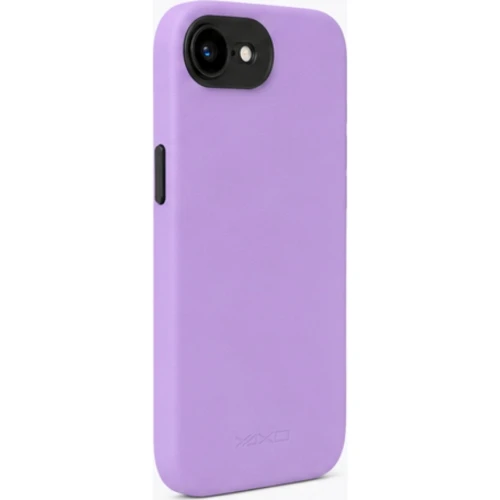 Etui YAXO Leather Gear Slim Case MagSafe do iPhone 17e, fioletowe (1/12)