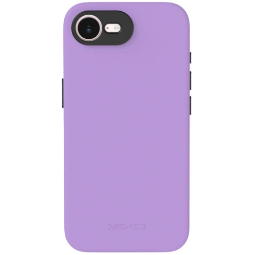 Etui YAXO Leather Gear Slim Case MagSafe do iPhone 17e, fioletowe (8/12)