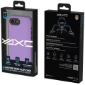 Etui YAXO Leather Gear Slim Case MagSafe do iPhone 17e, fioletowe (11/12)