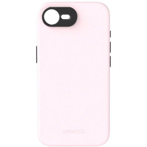 Etui YAXO Leather Gear Slim Case MagSafe do iPhone 17e, różowe (3/13)