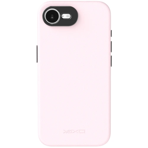 Etui YAXO Leather Gear Slim Case MagSafe do iPhone 17e, różowe (4/13)
