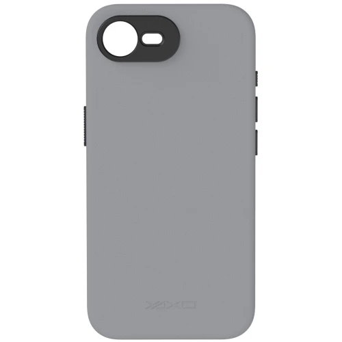 Etui YAXO Leather Gear Slim Case MagSafe do iPhone 17e, szare (3/12)